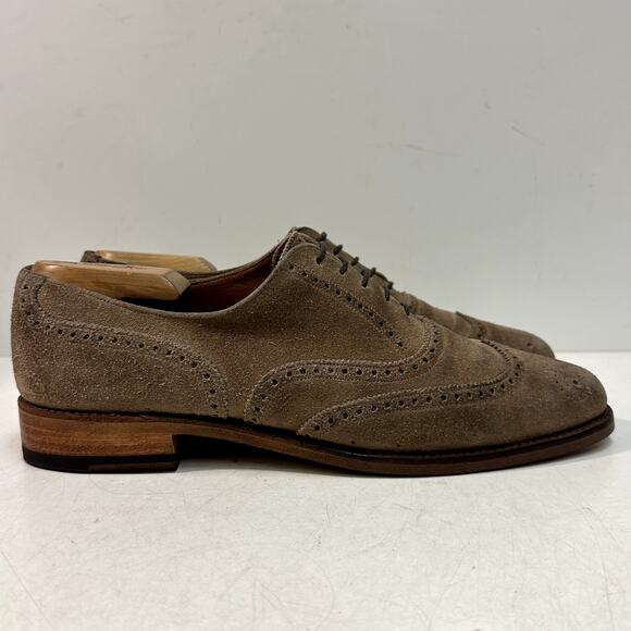 RESOLED Crockett & Jones x Polo Ralph Lauren Suede Oxford Made in England 9.5 main image 11